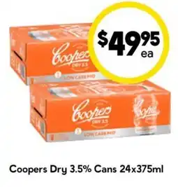 Drakes Coopers Dry 3.5% Cans offer