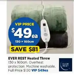 Spotlight EVER REST Heated Throw offer