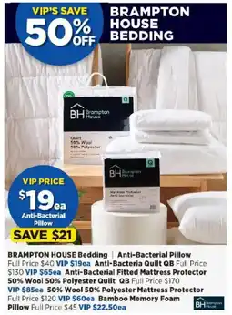 Spotlight BRAMPTON HOUSE Bedding offer