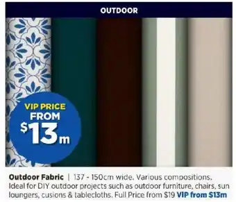 Spotlight Outdoor Fabric offer