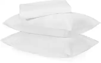 Kmart 250 Thread Count Organic Cotton Sheet Set - White offer