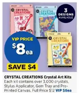 Spotlight CRYSTAL CREATIONS Crystal Art Kits offer