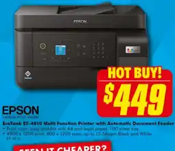 The Good Guys EcoTank ET-4810 Multi Function Printer with Automatic Document Feeder offer