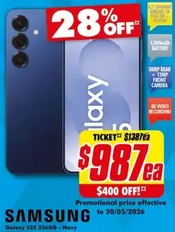 The Good Guys Galaxy $25 256GB - Navy offer
