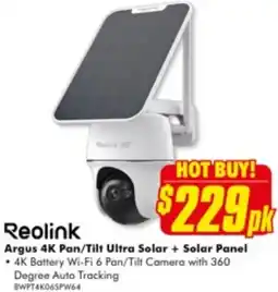 The Good Guys Argus 4K Pan/Tilt Ultra Solar + Solar Panel offer