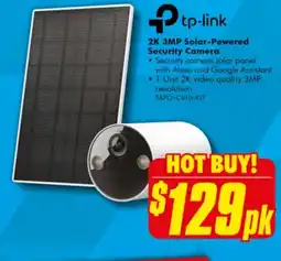 The Good Guys 2K 3MP Solar-Powered Security Camera offer