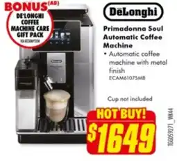 The Good Guys Primadonna Soul Automatic Coffee Machine offer
