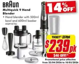 The Good Guys Multiquick 9 Hand Blender offer