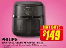 The Good Guys 2000 Series 6.2 Litre XL Airfryer - Black offer