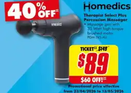 The Good Guys Therapist Select Plus Percussion Massager offer
