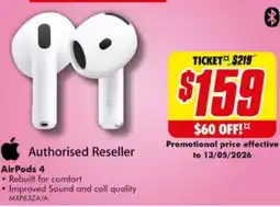 The Good Guys AirPods 4 offer