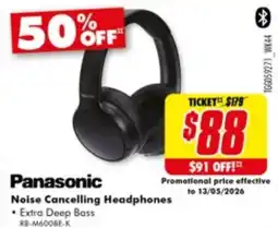 The Good Guys Noise Cancelling Headphones offer