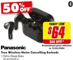The Good Guys True Wireless Noise Cancelling Earbuds offer
