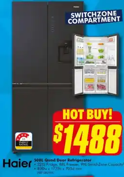 The Good Guys 508L Quad Door Refrigerator offer