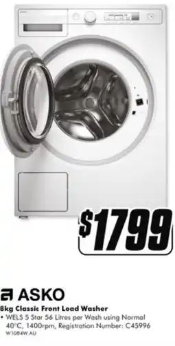 The Good Guys 8kg Classic Front Load Washer offer