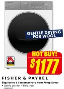 The Good Guys 8kg Series 5 Contemporary Heat Pump Dryer offer