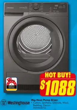 The Good Guys 9kg Heat Pump Dryer offer