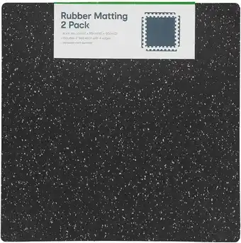 Kmart 2 Pack Rubber Matting offer