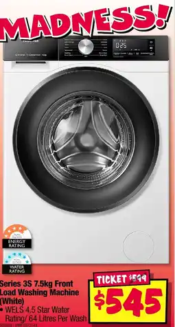 JB Hi-Fi Series 3S 7.5kg Front Load Washing Machine offer
