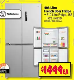 JB Hi-Fi 496 Litre French Door Fridge offer