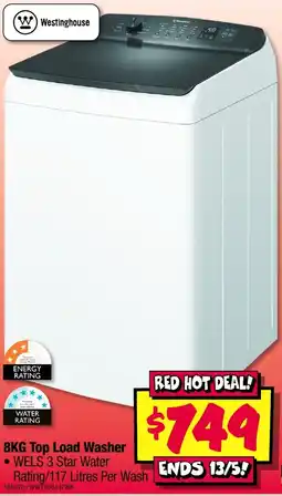 JB Hi-Fi 8KG Top Load Washer offer