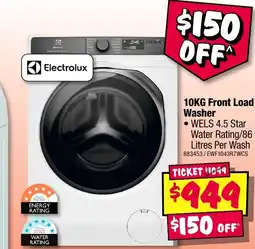 JB Hi-Fi 10KG Front Load Washer offer