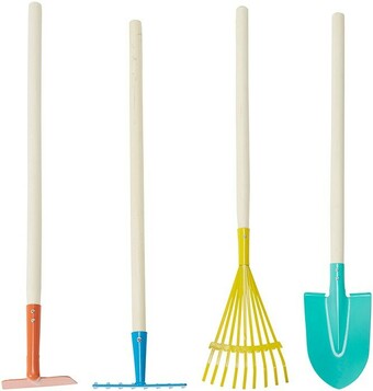 Kmart 4 Pack Kids Large Wooden Gardening Tools offer