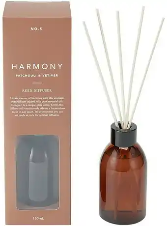 Kmart Harmony Patchouli and Vetiver Reed Diffuser 150ml offer