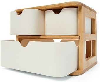 3 Drawer Bamboo Storage Unit