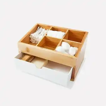 Kmart Bamboo Organiser with Drawer offer