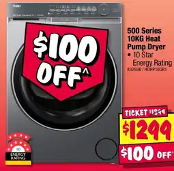 JB Hi-Fi 500 Series 10KG Heat Pump Dryer offer