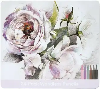 Kmart 24 Pack Woodless Pencils offer