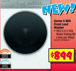 JB Hi-Fi Series 5 8KG Front Load Washer offer