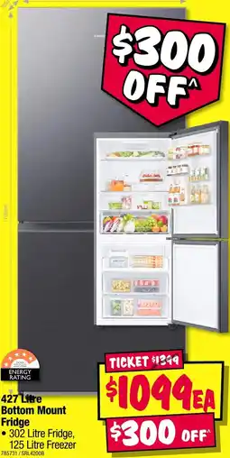 JB Hi-Fi 427 Litre Bottom Mount Fridge offer