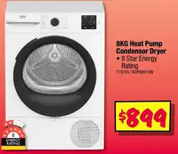 JB Hi-Fi 8KG Heat Pump Condensor Dryer offer