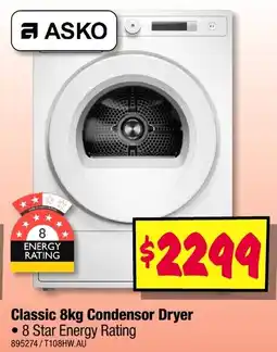 JB Hi-Fi Classic 8kg Condensor Dryer offer