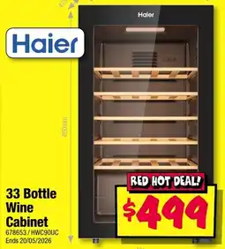 JB Hi-Fi 33 Bottle Wine Cabinet offer