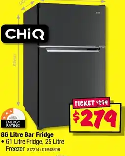 JB Hi-Fi 86 Litre Bar Fridge offer