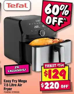 JB Hi-Fi Easy Fry Mega 7.5 Litre Air Fryer offer