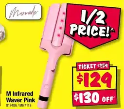 JB Hi-Fi M Infrared Waver Pink offer