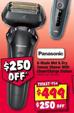 JB Hi-Fi 6-Blade Wet & Dry Sensor Shaver With Clean/Charge Station offer
