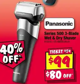 JB Hi-Fi Series 500 3-Blade Wet & Dry Shaver offer
