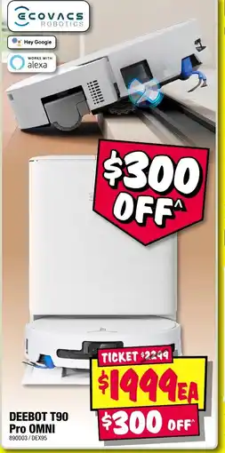 JB Hi-Fi DEEBOT T90 Pro OMNI offer