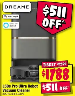 JB Hi-Fi L50s Pro Ultra Robot Vacuum Cleaner offer