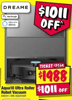 JB Hi-Fi Aqua10 Ultra Roller Robot Vacuum offer