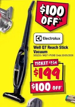 JB Hi-Fi Well Q7 Reach Stick Vacuum offer