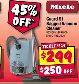 JB Hi-Fi Guard S1 Bagged Vacuum Cleaner offer