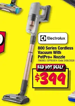 JB Hi-Fi 800 Series Cordless Vacuum With PetPro+ Nozzle offer