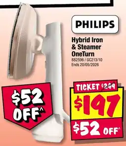 JB Hi-Fi Hybrid Iron & Steamer OneTurn offer
