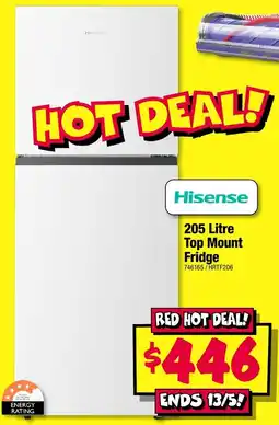 JB Hi-Fi 205 Litre Top Mount Fridge offer